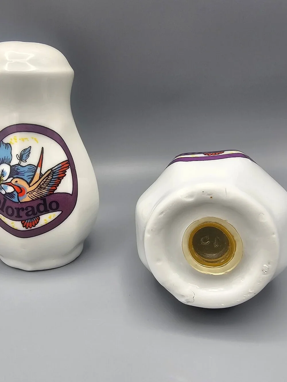 Ceramic Colorado Souvenir Salt and Pepper Shakers